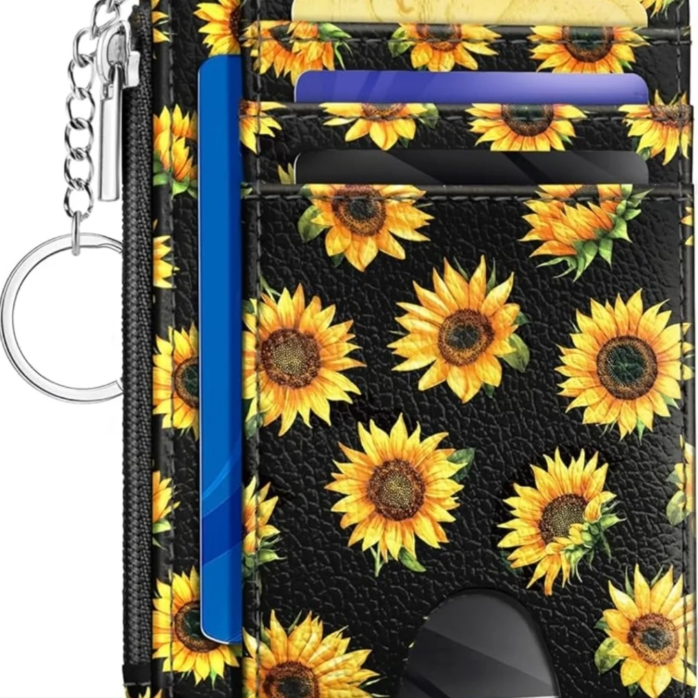 Sunflower Card Organizer with ID Window